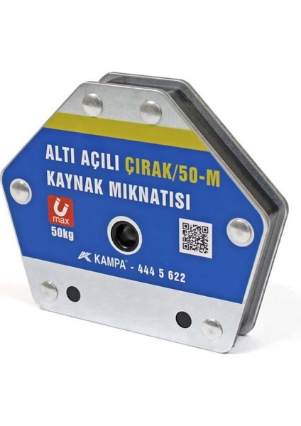Çırak/50M Manyetik Kaynak Gönyesi 6 Açılı, 50 Kg Kaynak Tutucu Mıknatıs