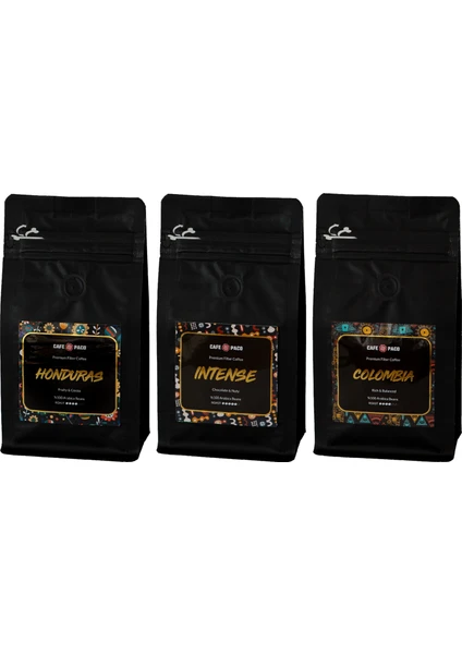 Paco Filtre Kahve Seti 3 x 250 gr