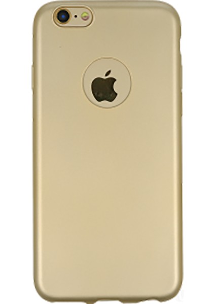 Apple iPhone 6g Premium Silikon Kılıf Gold