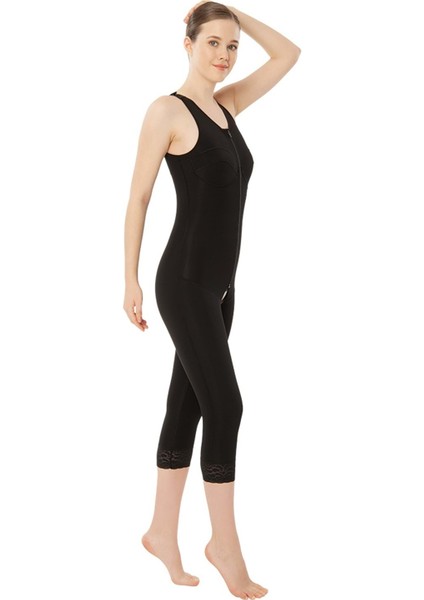 228 Fermuarlı Ful Body Liposuction Korse Siyah S(1)