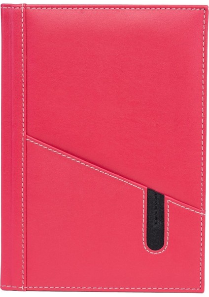 Deri Telefon Kılıflı Kapak Defter Ajanda Tarihsiz Çizgili 17 x 24 cm Fuşya fiyatları