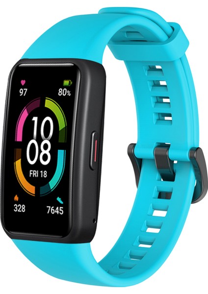 Huawei Band 6 Silikon Kordon Premium Spor Kayış - Tam Uyumlu Pim Tasarımı - 14 Renk modelleri