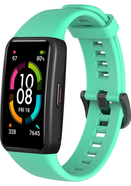Huawei Band 6 Silikon Kordon Premium Spor Kayış - Tam Uyumlu Pim Tasarımı - 14 Renk modelleri