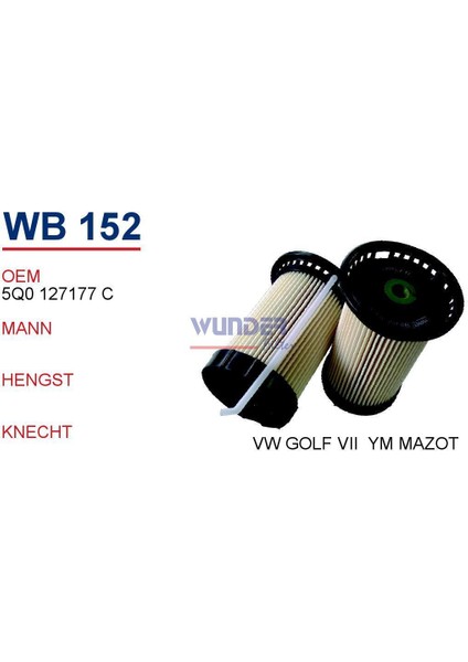 Audı A3 -Leon -Octavia -Golf Vıı 1.6 - 2.0 Tdi Yakıt Filtresi