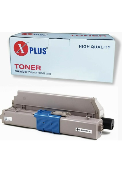 Okı C332DN C332 / MC363 Siyah Ithal Muadil Toner 3.500 Syf Renkli