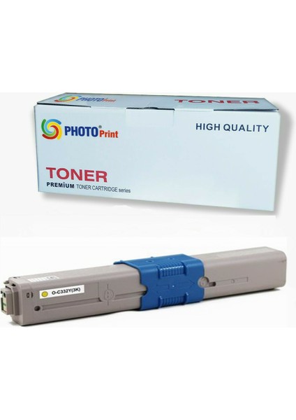 Okı MC363 C332 / MC363 Sarı Ithal Muadil Toner 3.000 Syf Renkli