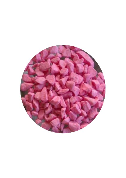 LS BOTANİK dekorasyon & teraryum (PEMBE) Renkli Çakıl 8-10mm 1kg