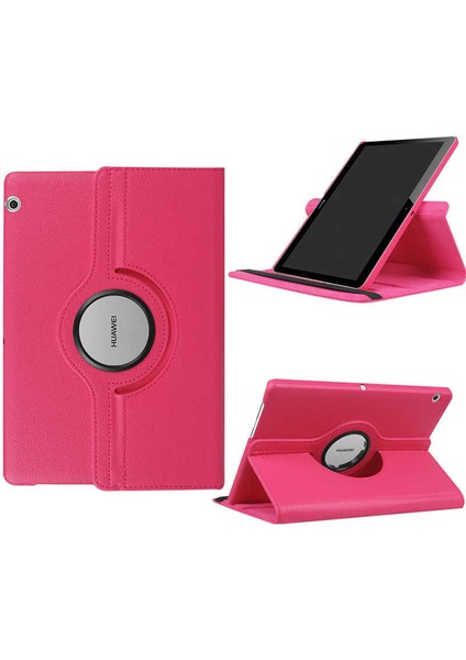 Huawei T5 10 Inc Fuchsia Dönebilen Standlı Kılıf
