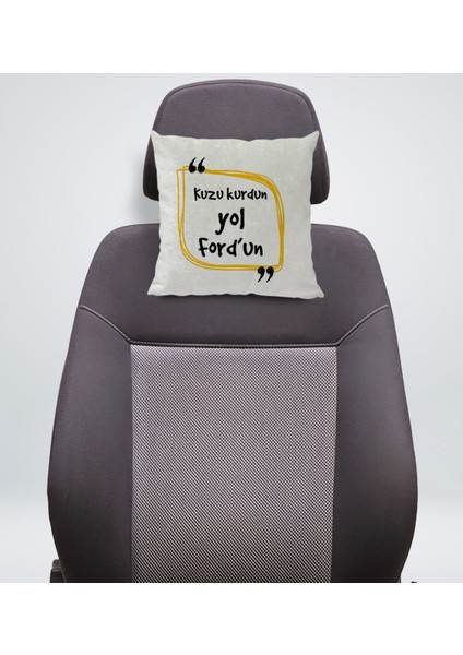 Gift Esprili Kare Araç Koltuk Yastığı-8 fiyatları