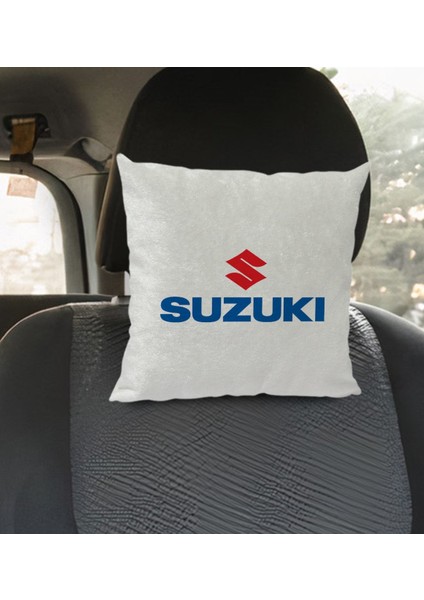 Gift Suzuki Tasarımlı Kare Araç Koltuk Yastığı-1 modelleri