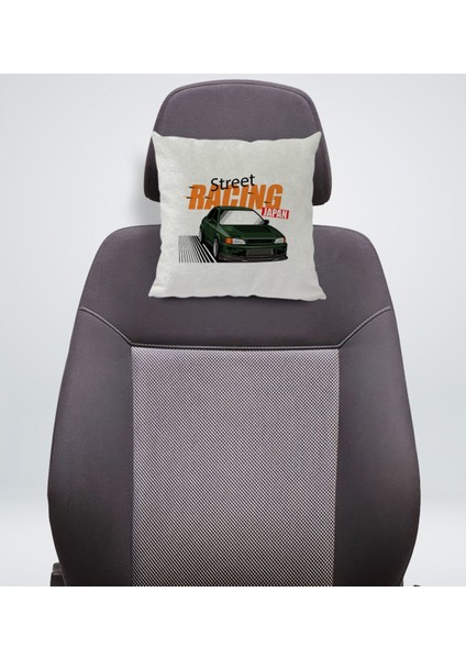 Gift Street Racing Tasarımlı Kare Araç Koltuk Yastığı-1 fiyatları
