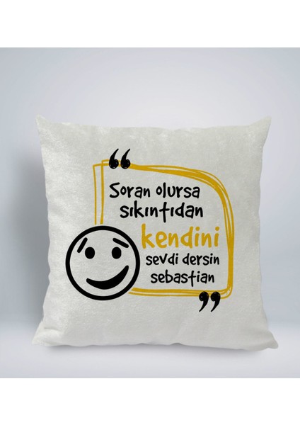 Gift Esprili Kare Araç Koltuk Yastığı-09