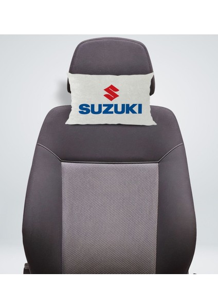 Gift Suzuki Tasarımlı Dikdörtgen Araç Koltuk Yastığı-1