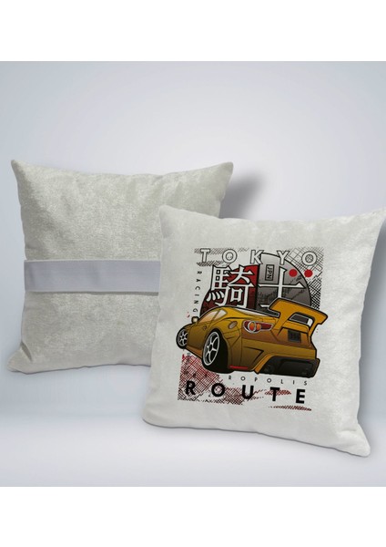 Gift Tokyo Route Tasarımlı Kare Araç Koltuk Yastığı-1 fırsatları