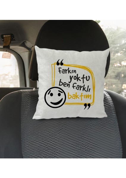 Gift Esprili Kare Araç Koltuk Yastığı-1 modelleri