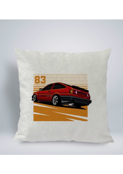 Gift Drift Car Tasarımlı Kare Araç Koltuk Yastığı-1