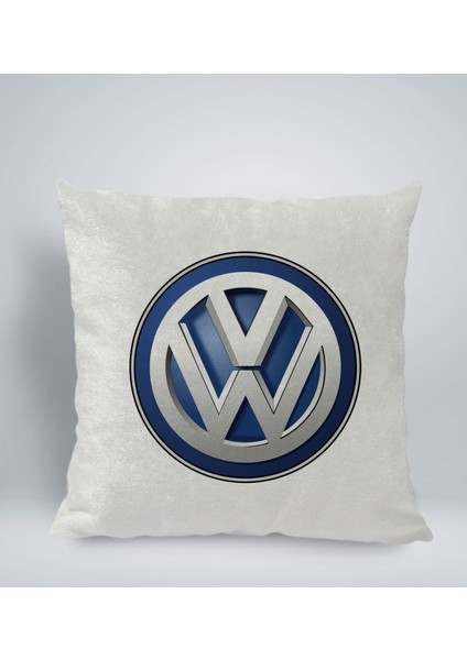 Gift Volkswagen Tasarımlı Kare Araç Koltuk Yastığı-1