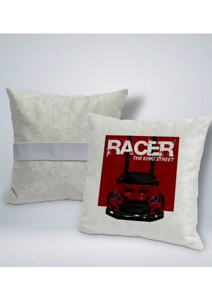 Gift Racer Tasarımlı Kare Araç Koltuk Yastığı-1 fırsatları