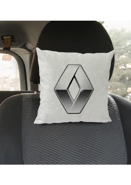 Gift Renault Tasarımlı Kare Araç Koltuk Yastığı-1 modelleri