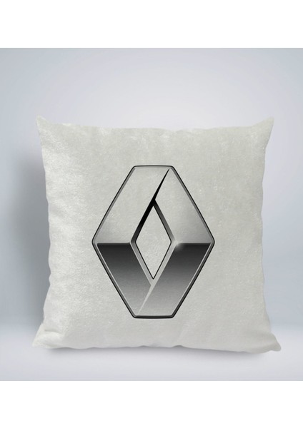 Gift Renault Tasarımlı Kare Araç Koltuk Yastığı-1