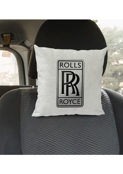 Gift Rolls Royce Tasarımlı Kare Araç Koltuk Yastığı-1 modelleri