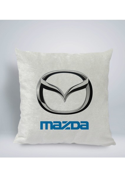 Gift Mazda Tasarımlı Kare Araç Koltuk Yastığı-1