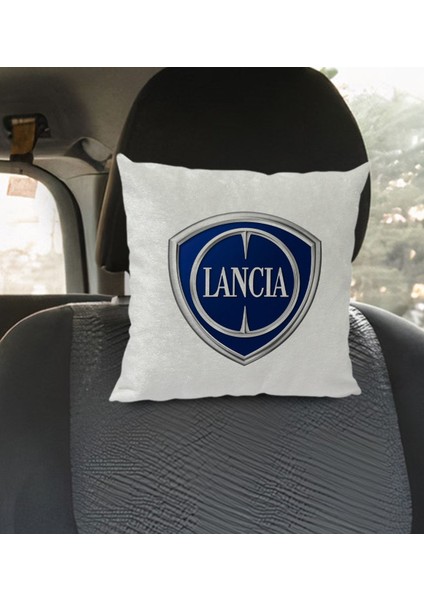 Gift Lancia Tasarımlı Kare Araç Koltuk Yastığı-1 modelleri