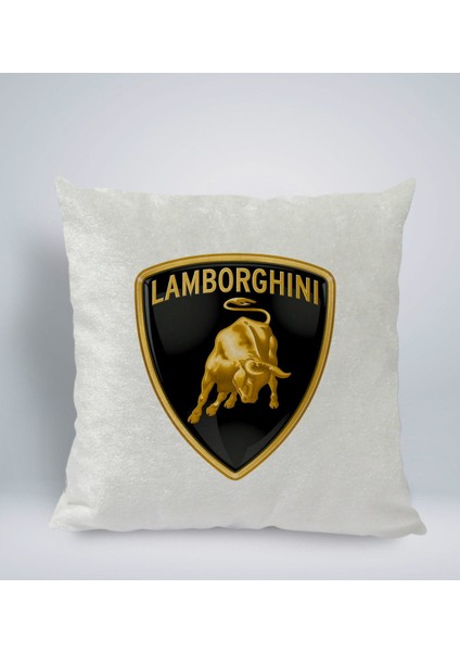 Gift Lamborghini Tasarımlı Kare Araç Koltuk Yastığı-1