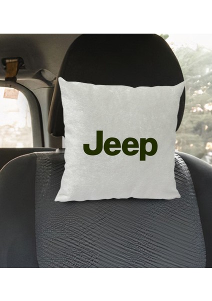 Gift Jeep Tasarımlı Kare Araç Koltuk Yastığı-1