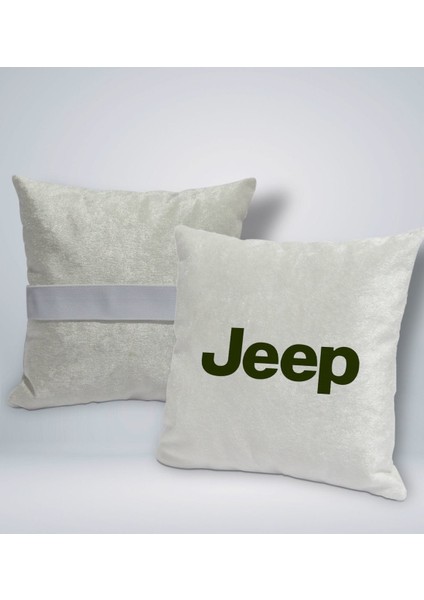 Gift Jeep Tasarımlı Kare Araç Koltuk Yastığı-1