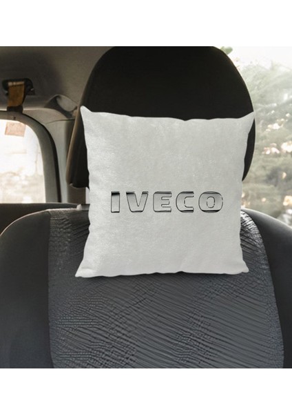 Gift Iveco Tasarımlı Kare Araç Koltuk Yastığı-1 modelleri