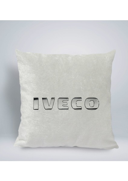 Gift Iveco Tasarımlı Kare Araç Koltuk Yastığı-1