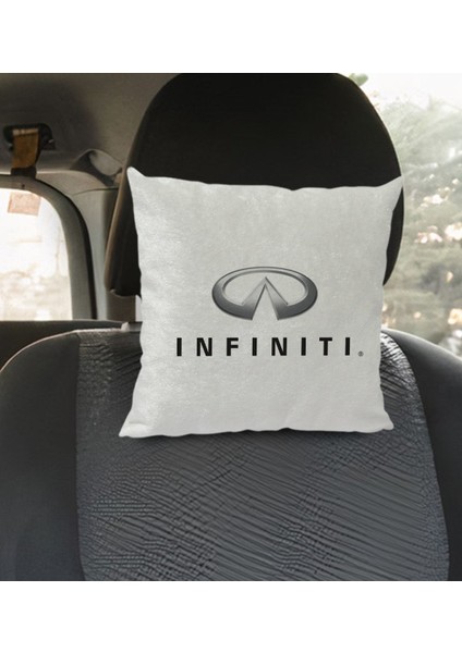 Gift Infiniti Tasarımlı Kare Araç Koltuk Yastığı-1 modelleri
