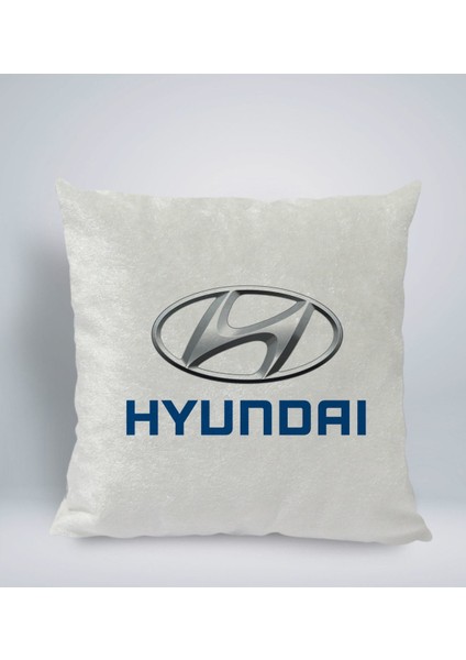 Gift Hyundai Tasarımlı Kare Araç Koltuk Yastığı-1