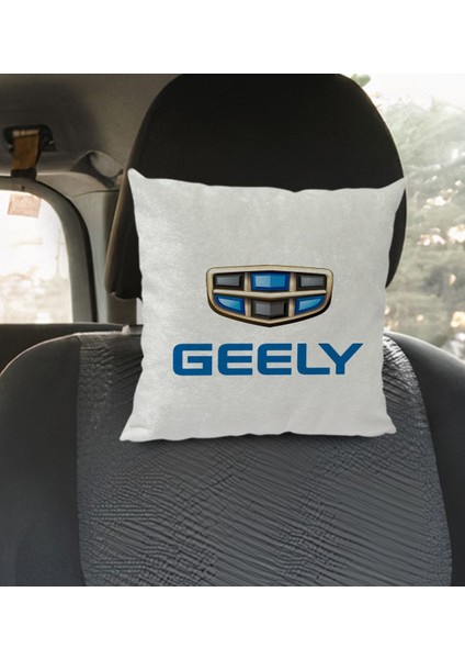 Gift Geely Tasarımlı Kare Araç Koltuk Yastığı-1