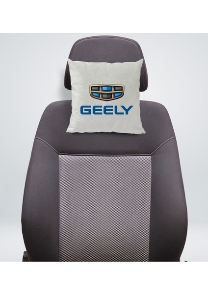 Gift Geely Tasarımlı Kare Araç Koltuk Yastığı-1