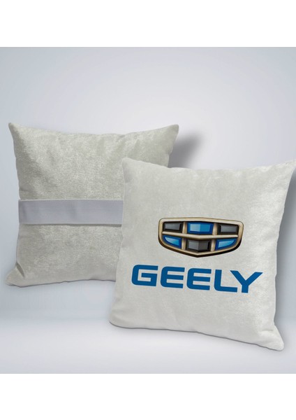 Gift Geely Tasarımlı Kare Araç Koltuk Yastığı-1