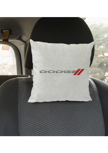 Gift Dodge Tasarımlı Kare Araç Koltuk Yastığı-1 modelleri
