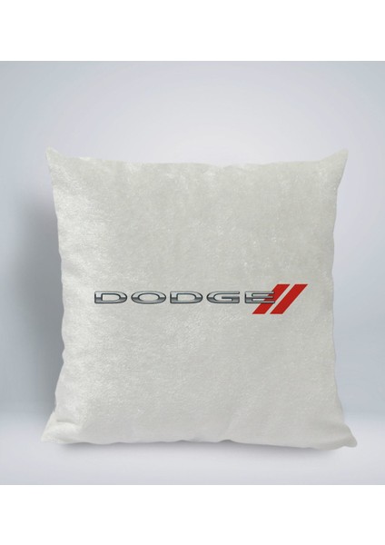 Gift Dodge Tasarımlı Kare Araç Koltuk Yastığı-1
