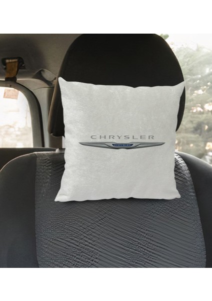 Gift Chrysler Tasarımlı Kare Araç Koltuk Yastığı-1 modelleri