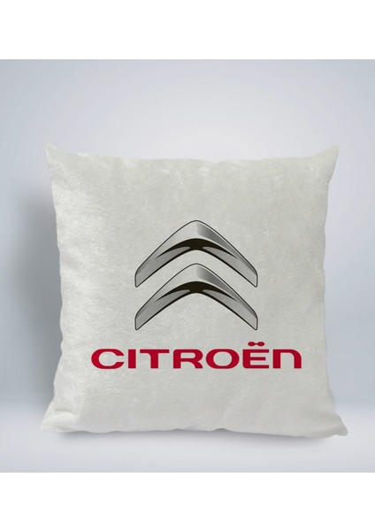 Gift Citroen Tasarımlı Kare Araç Koltuk Yastığı-1