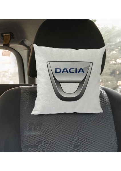 Gift Dacia Tasarımlı Kare Araç Koltuk Yastığı-1 modelleri