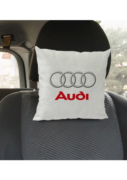 Gift Audi Tasarımlı Kare Araç Koltuk Yastığı-2 modelleri