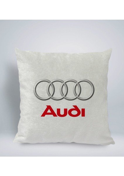 Gift Audi Tasarımlı Kare Araç Koltuk Yastığı-2
