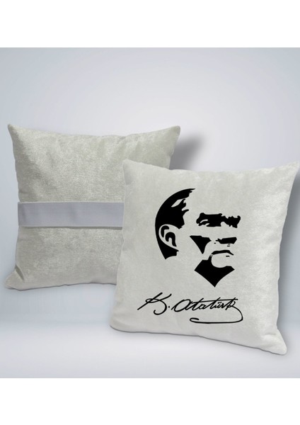 Gift Atatürk Temalı Kare Araç Koltuk Yastığı-24 fırsatları