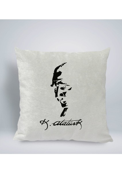 Gift Atatürk Temalı Kare Araç Koltuk Yastığı-22