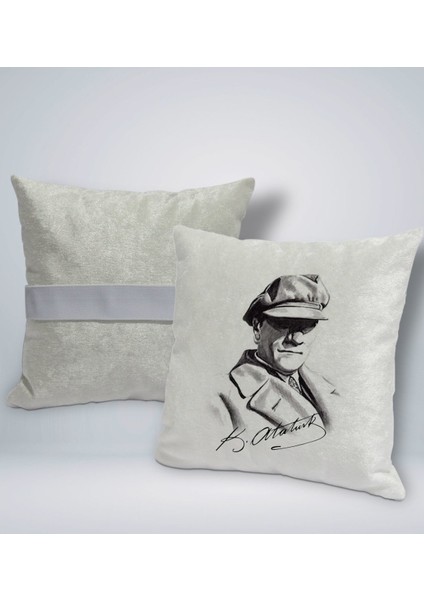 Gift Atatürk Temalı Kare Araç Koltuk Yastığı-17 fırsatları