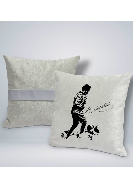 Gift Atatürk Temalı Kare Araç Koltuk Yastığı-16 fırsatları
