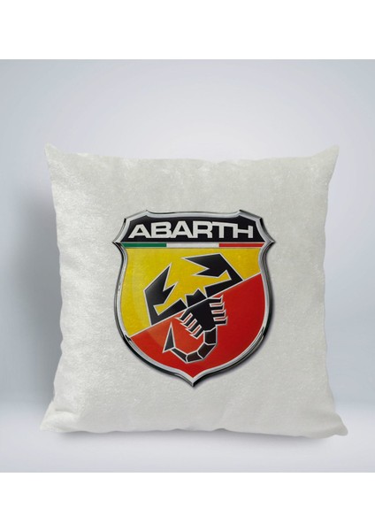 Gift Abarth Tasarımlı Kare Araç Koltuk Yastığı-1