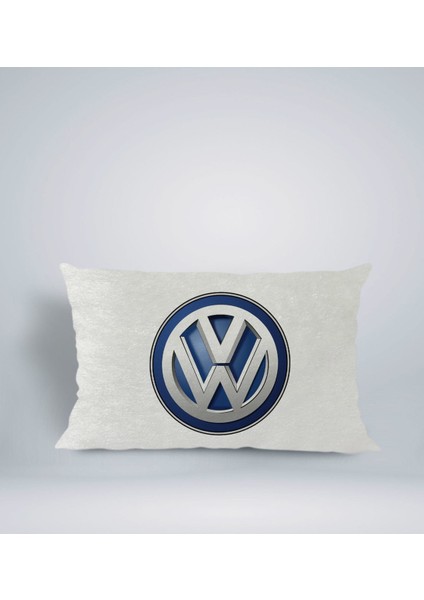Gift Volkswagen Tasarımlı Dikdörtgen Araç Koltuk Yastığı-1